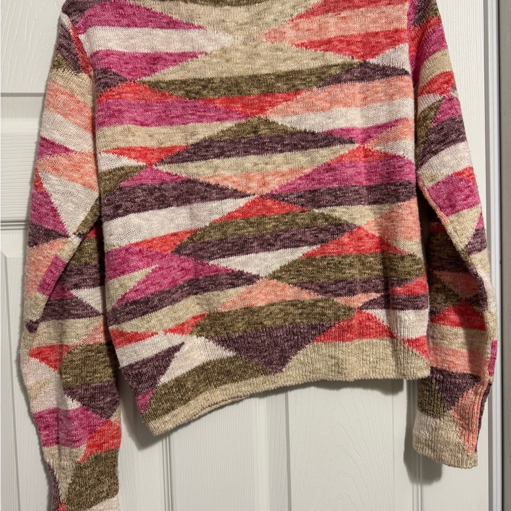 Basin + Range Diamond Pattern Crewneck Sweater - image 7